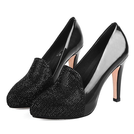 §美鳳姐選款§ 舒芙蕾系列 鏡面漆皮閃鑽高跟鞋300251 跟鞋 | heels|主題 | topic|舒芙蕾|婚禮鞋|大尺碼