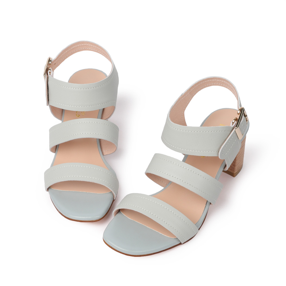 MIT 時尚三帶真皮粗跟涼鞋100424 即將完售款 | 每日更新|全館商品|涼鞋 | Sandals|高跟涼鞋|主題 | topic|MIT手工鞋