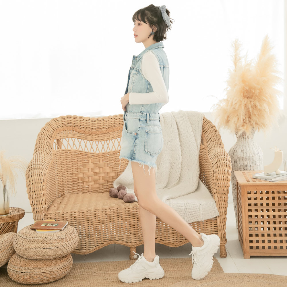 潮酷剪裁多層次厚底真皮老爹鞋 100445