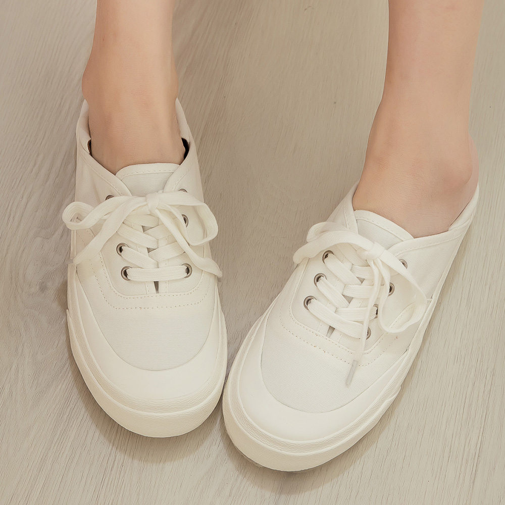 經典隨興百搭帆布鞋 200321 - 白, 35 全館商品|休閒鞋 | casual|平底休閒鞋|主題 | topic|運動風