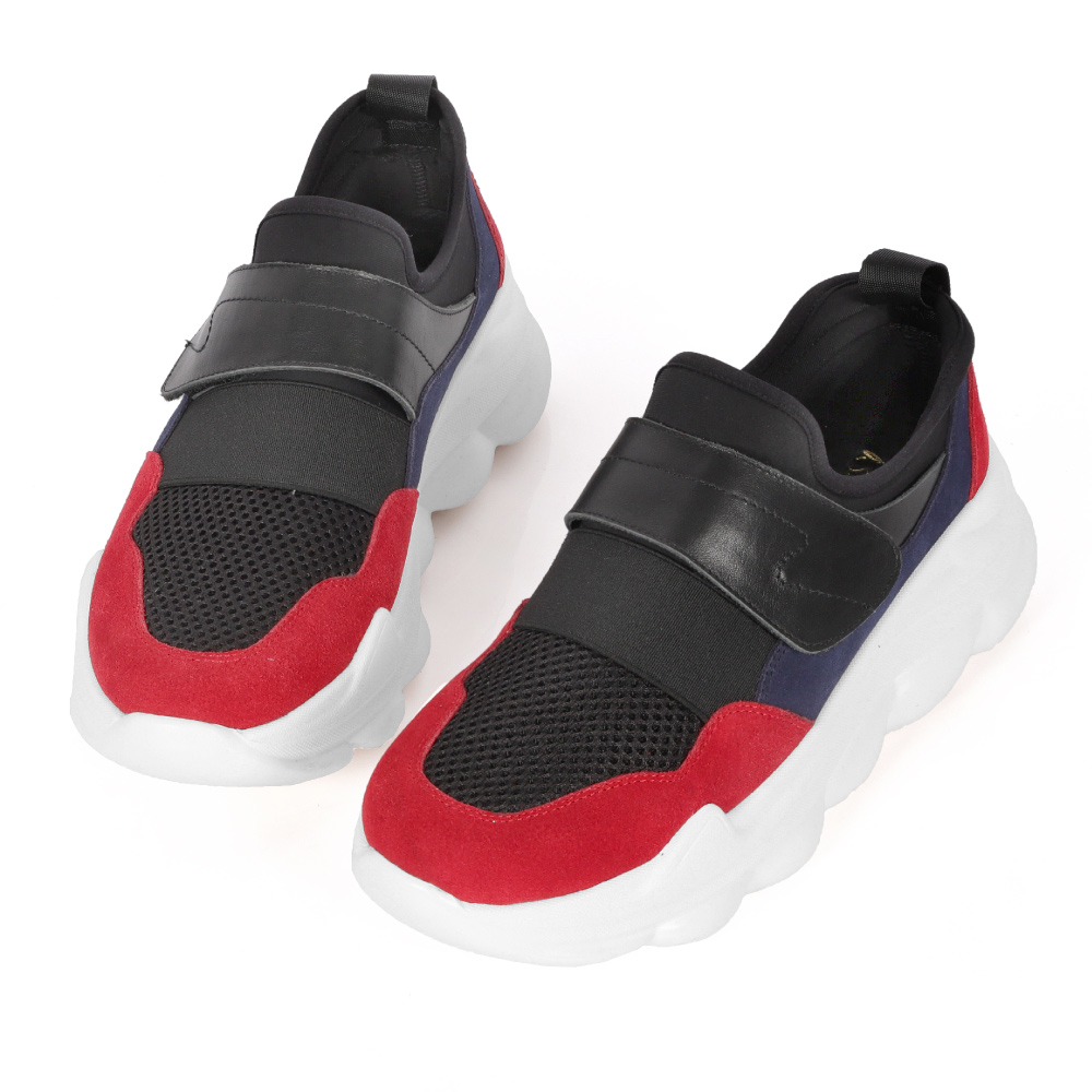 個性拼接真皮厚底雲朵休閒鞋 300398 全館商品|休閒鞋 | casual|厚底休閒鞋|主題 | topic|老爹鞋|運動風|限時活動 | event|本週主打星