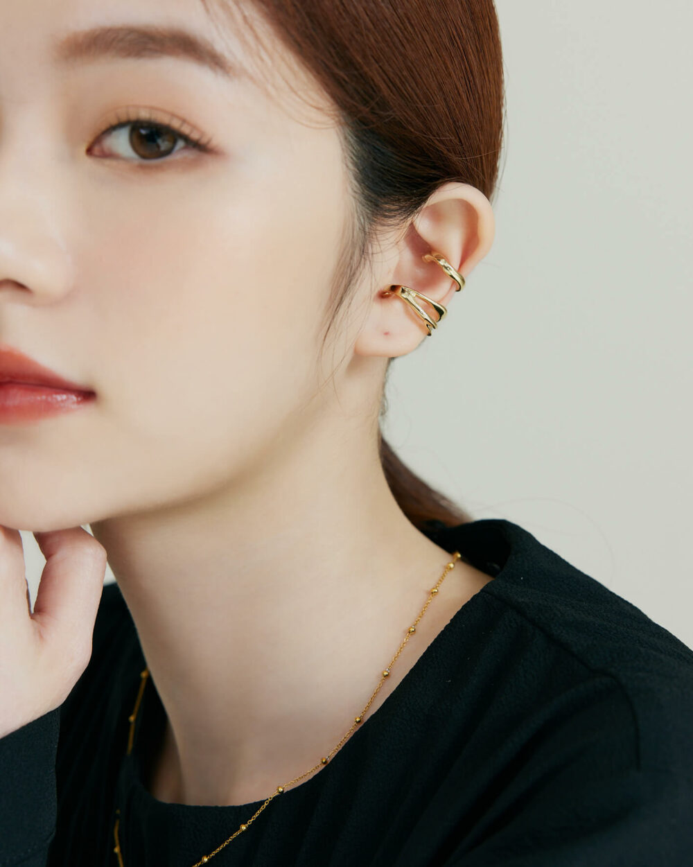 18K/10K 粗圈耳環（黃金） – TAKE-UP Jewelry