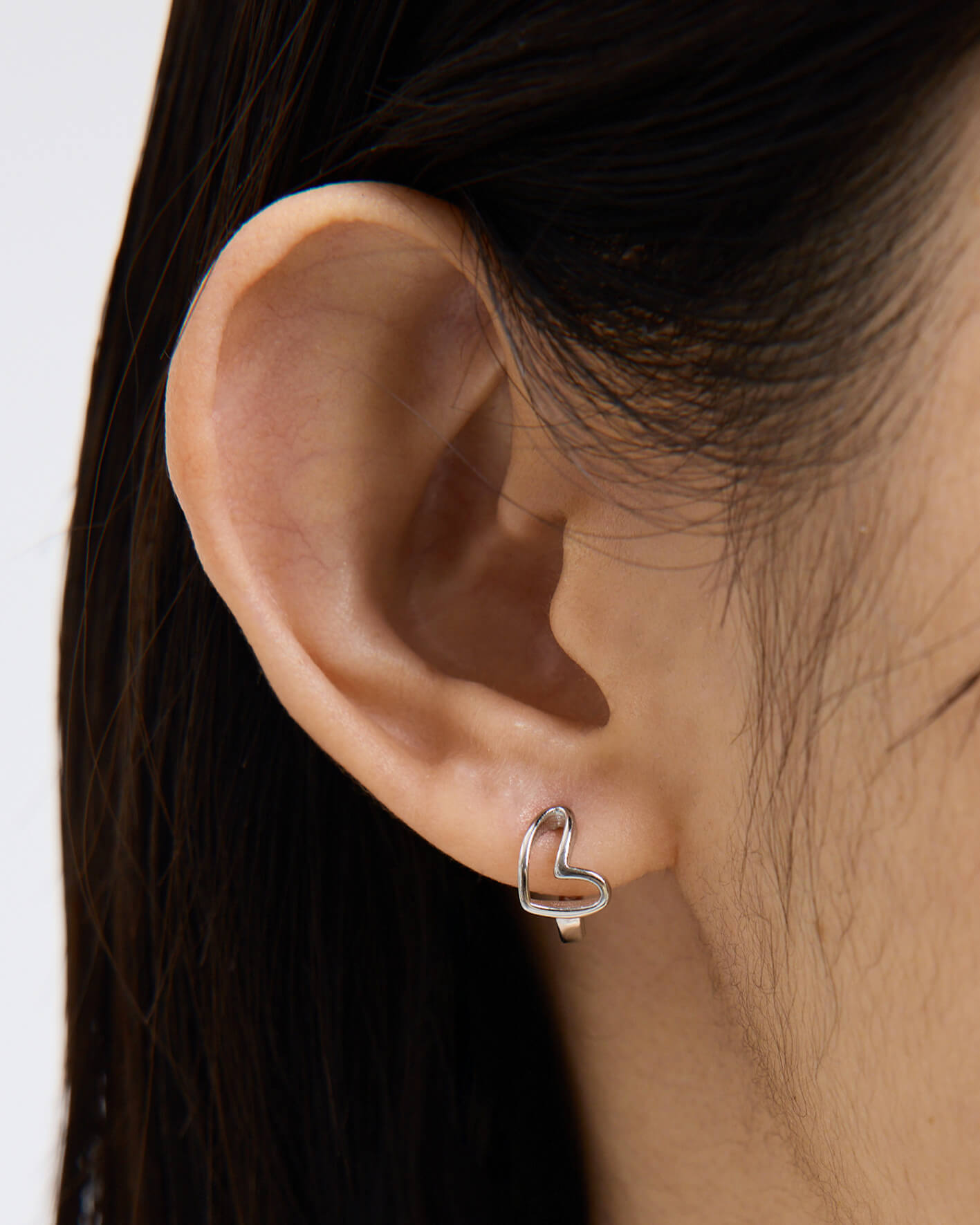 耳環　金環　①②まとめて 簡約圓弧造型純銀耳環– Cool Cat High Five