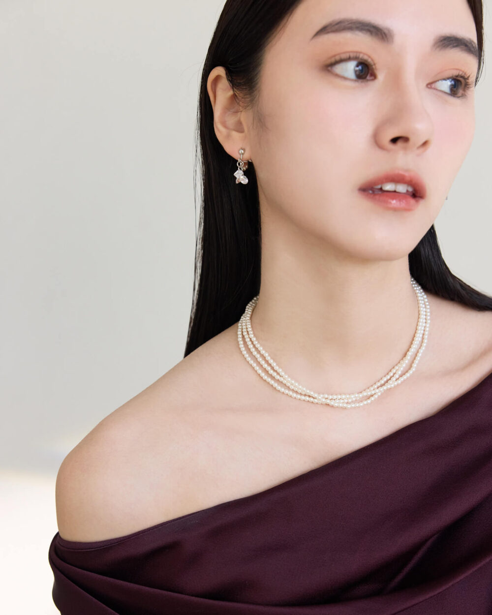 Eco安珂,韓國飾品,韓國項鏈,韓國項鍊,鎖骨項鏈,鎖骨項鍊,珍珠項鍊,珍珠項鏈,淡水珍珠項鍊,磁鐵項鍊,磁吸式項鍊,多圈項鍊