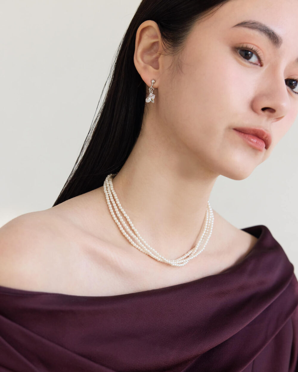 Eco安珂,韓國飾品,韓國項鏈,韓國項鍊,鎖骨項鏈,鎖骨項鍊,珍珠項鍊,珍珠項鏈,淡水珍珠項鍊,磁鐵項鍊,磁吸式項鍊,多圈項鍊