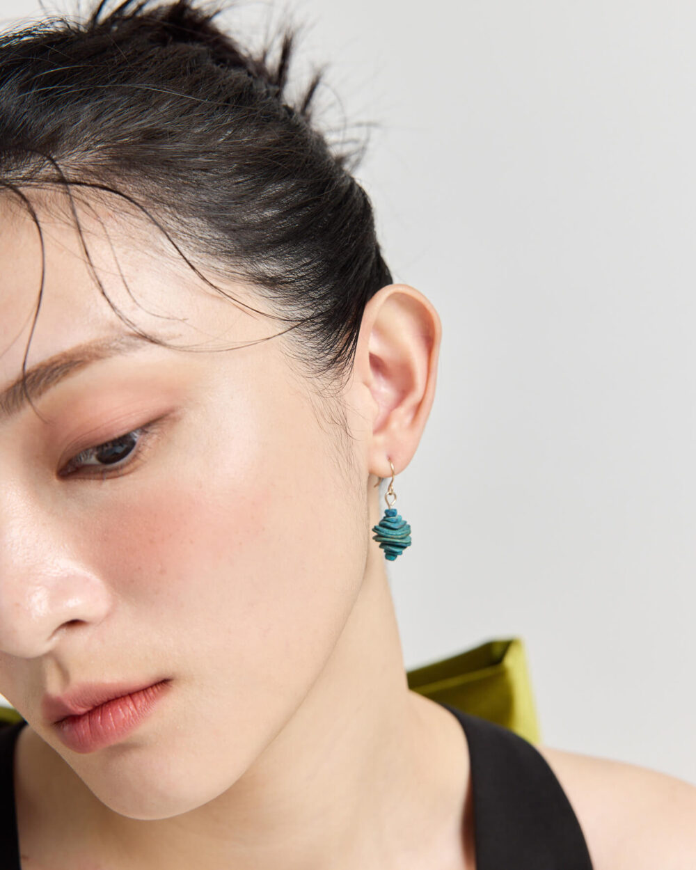 Eco安珂,韓國飾品,韓國耳環,垂墜耳環,韓國垂墜耳環,藍綠色耳環,藍綠色飾品,針式耳環,勾針耳環,螺旋夾耳環,夾式耳環,派對耳環,聖誕飾品,聖誕節耳環,派對飾品,可愛飾品,可愛耳環
