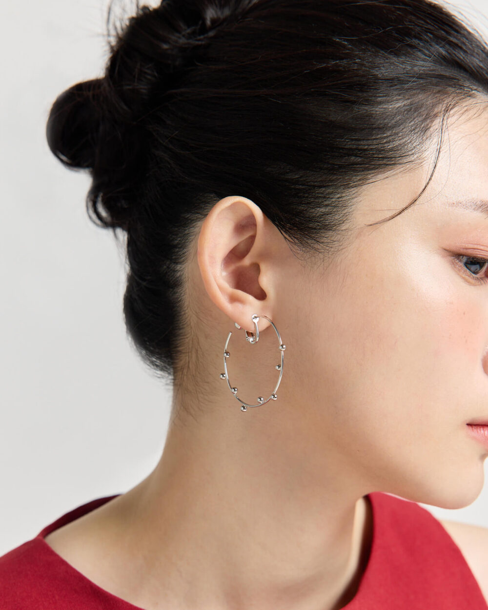 Eco安珂,韓國飾品,韓國耳環,韓國圈圈耳環,圈圈耳環,大圈耳環,針式耳環,螺旋夾耳環,韓國針式耳環,韓國螺旋夾耳環,金色大圈耳環,銀色大圈耳環,個性耳環,派對飾品,個性飾品