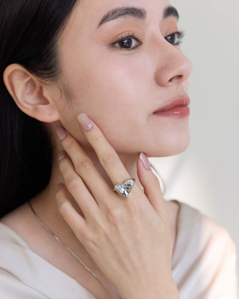 Eco安珂,韓國飾品,韓國戒指,愛心戒指,大戒指,個性戒指