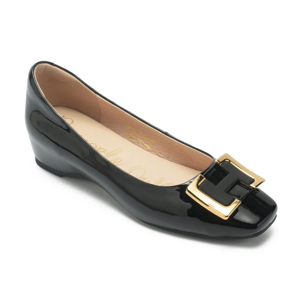 GERDA 真皮百搭中內增高方頭鞋 換季出清 990up|均一價 $1680|pineapple outfitter|HEELS 跟鞋|品牌|Pineapple Outfitter|款式 STYLE|跟鞋 Heels|跟高 Heel Height|低跟 3-4 cm