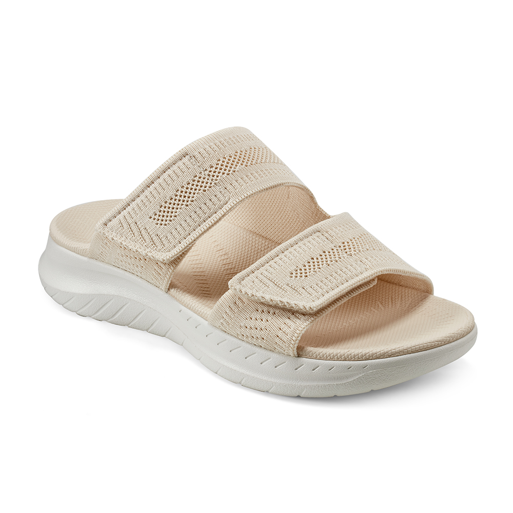 輕量雙寬帶拖鞋DASHTYN2 - 米色, 6 🔵12 MAR.|季別|PO.ES-26SS|👠👜雙週新品 | 週四上新|Easy Spirit|SLIPPERS 拖鞋|品牌|easy spirit|款式 STYLE|拖鞋 Slippers|跟高 Heel Height|低跟 3-4 cm