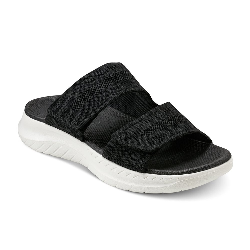 輕量雙寬帶拖鞋DASHTYN2 - 黑色, 6 🔵12 MAR.|季別|PO.ES-26SS|👠👜雙週新品 | 週四上新|Easy Spirit|SLIPPERS 拖鞋|品牌|easy spirit|款式 STYLE|拖鞋 Slippers|跟高 Heel Height|低跟 3-4 cm