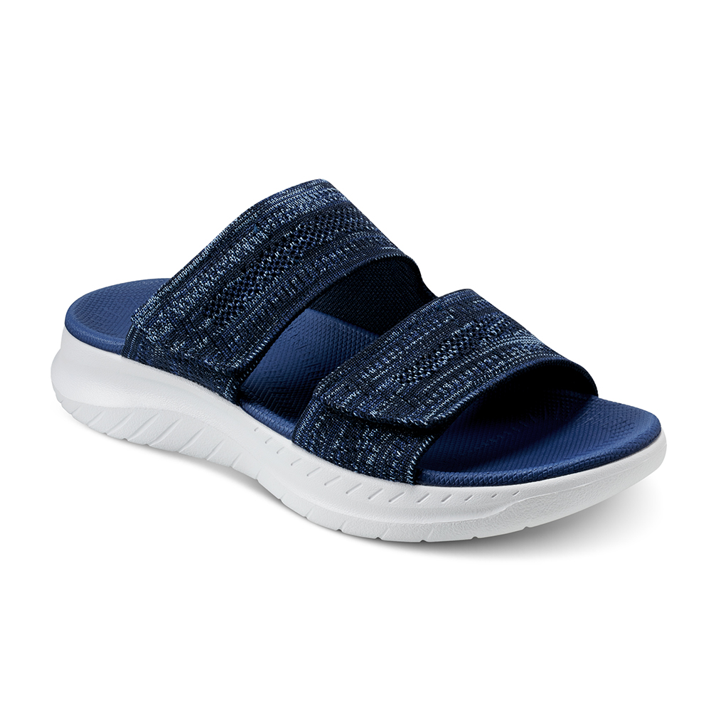 輕量雙寬帶拖鞋DASHTYN2 - 藍色, 6 🔵12 MAR.|季別|PO.ES-26SS|👠👜雙週新品 | 週四上新|Easy Spirit|SLIPPERS 拖鞋|品牌|easy spirit|款式 STYLE|拖鞋 Slippers|跟高 Heel Height|低跟 3-4 cm