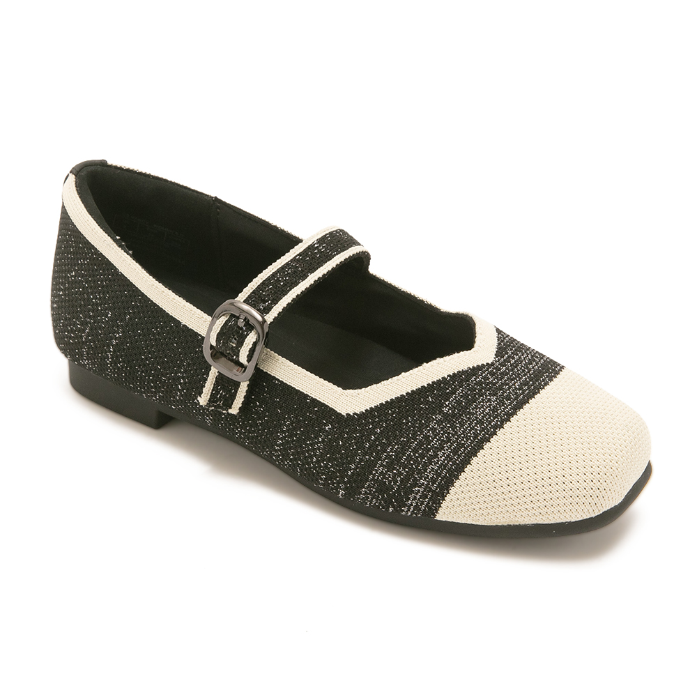 撞色滾邊平底瑪莉珍鞋KANCY - 黑色, 5 👠👜雙週新品 | 週四上新|🔴21 MAY.|優惠活動 Promotion|品牌|easy spirit|款式 STYLE|瑪莉珍 Mary Jane|跟高 Heel Height|平底 0-2 cm