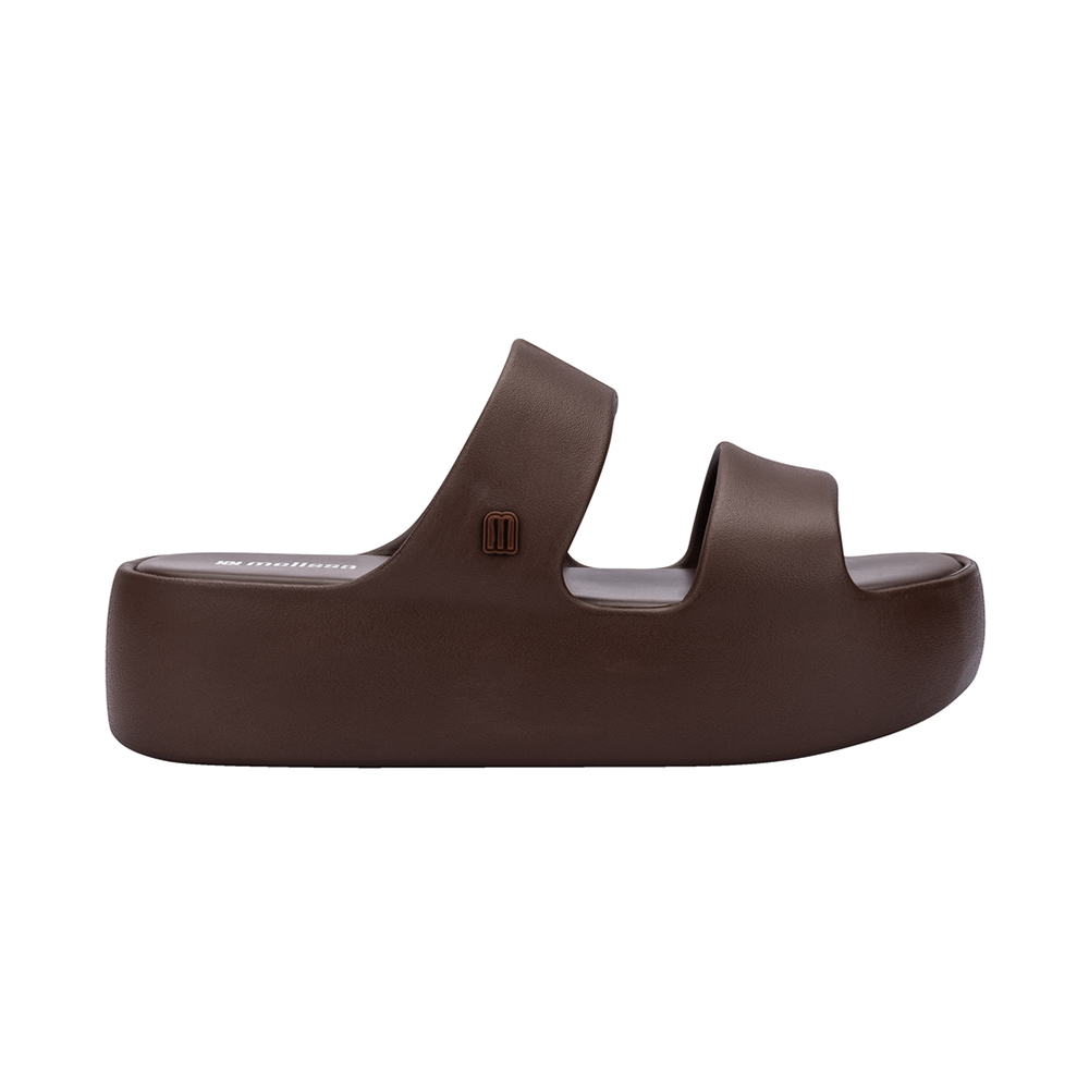 霧感素面厚底拖鞋 - 咖啡色, 6 厚底鞋|防水|🌟功能性|Melissa|SLIPPERS 拖鞋|季別|L-25SS|👠👜雙週新品 | 週四上新|品牌|Melissa|款式 STYLE|拖鞋 Slippers|跟高 Heel Height|中跟 5-7 cm