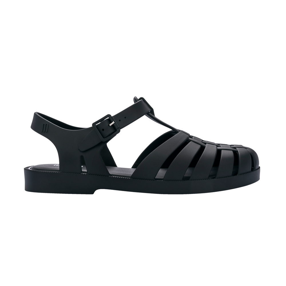 前包羅馬T字涼鞋 - 黑色, 5 Melissa|SANDALS 涼鞋|季別|L-25SS|👠👜雙週新品 | 週四上新|優惠活動 Promotion|品牌|Melissa|款式 STYLE|涼鞋 Sandals|跟高 Heel Height|平底 0-2 cm