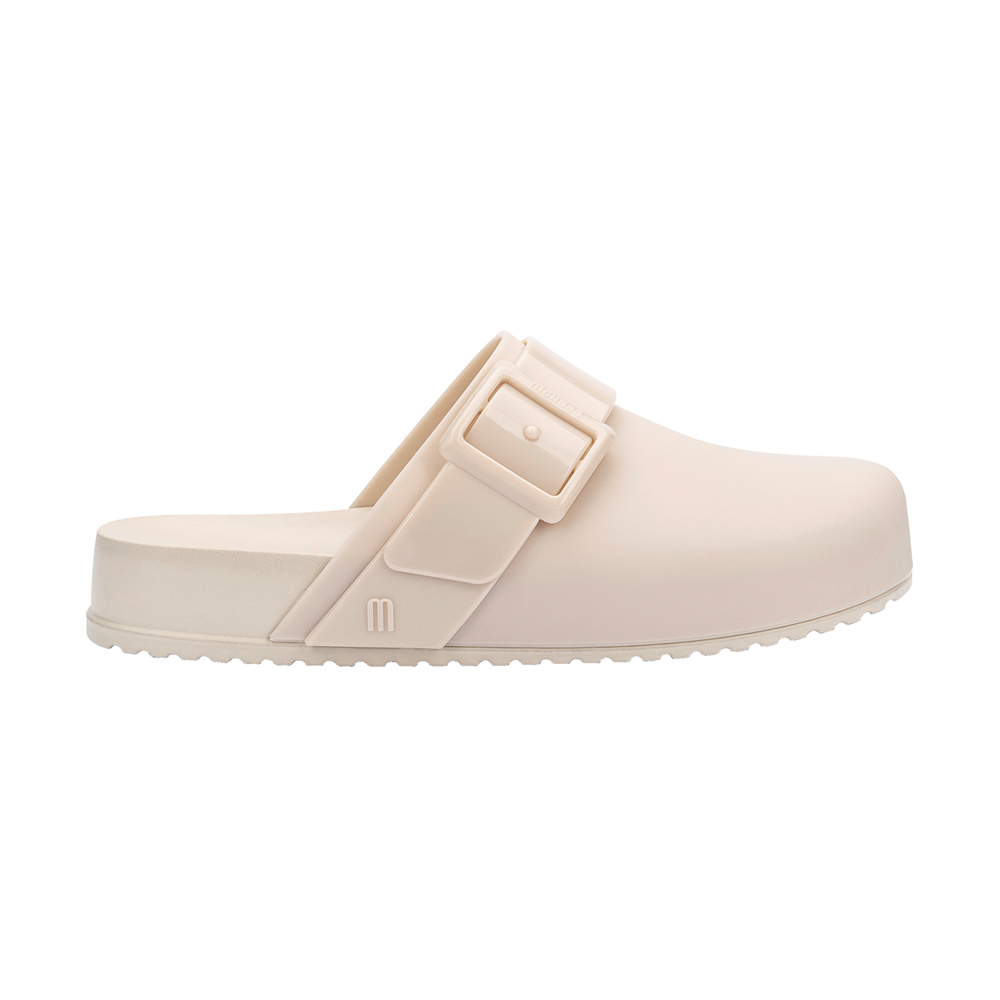 皮帶造型平底穆勒鞋 - 米色, 5 Melissa|SLIPPERS 拖鞋|季別|L-25SS|👠👜雙週新品 | 週四上新|優惠活動 Promotion|👢冬季精選鞋款1399元起|👑均一價$2099|品牌|Melissa|款式 STYLE|穆勒鞋 Mules|跟高 Heel Height|低跟 3-4 cm