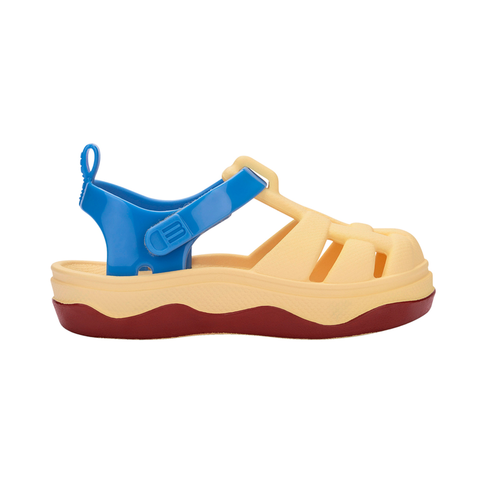 撞色前包T字涼鞋(幼童) - 黃色, 9 Melissa|童鞋|季別|L-25FW|👠👜雙週新品 | 週四上新|品牌|Melissa|款式 STYLE|涼鞋 Sandals|跟高 Heel Height|平底 0-2 cm