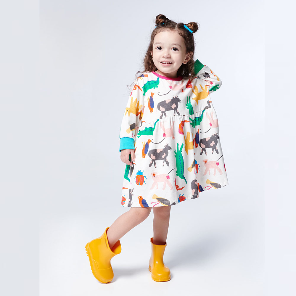 經典素面中筒靴(幼童)
