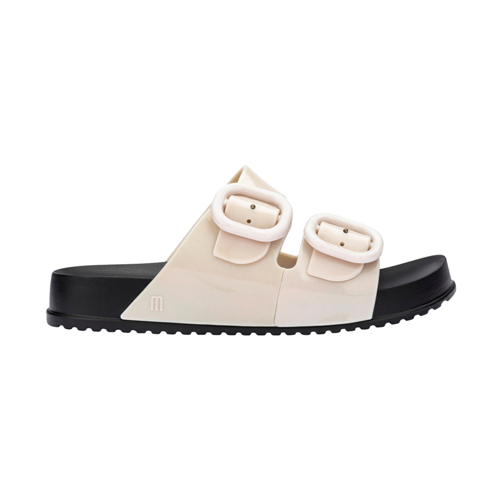 素面雙扣帶拖鞋(大童) - 米色, 12 Melissa|童鞋|季別|L-25FW|👠👜雙週新品 | 週四上新|🟠23 OCT.|品牌|Melissa|款式 STYLE|拖鞋 Slippers|跟高 Heel Height|平底 0-2 cm