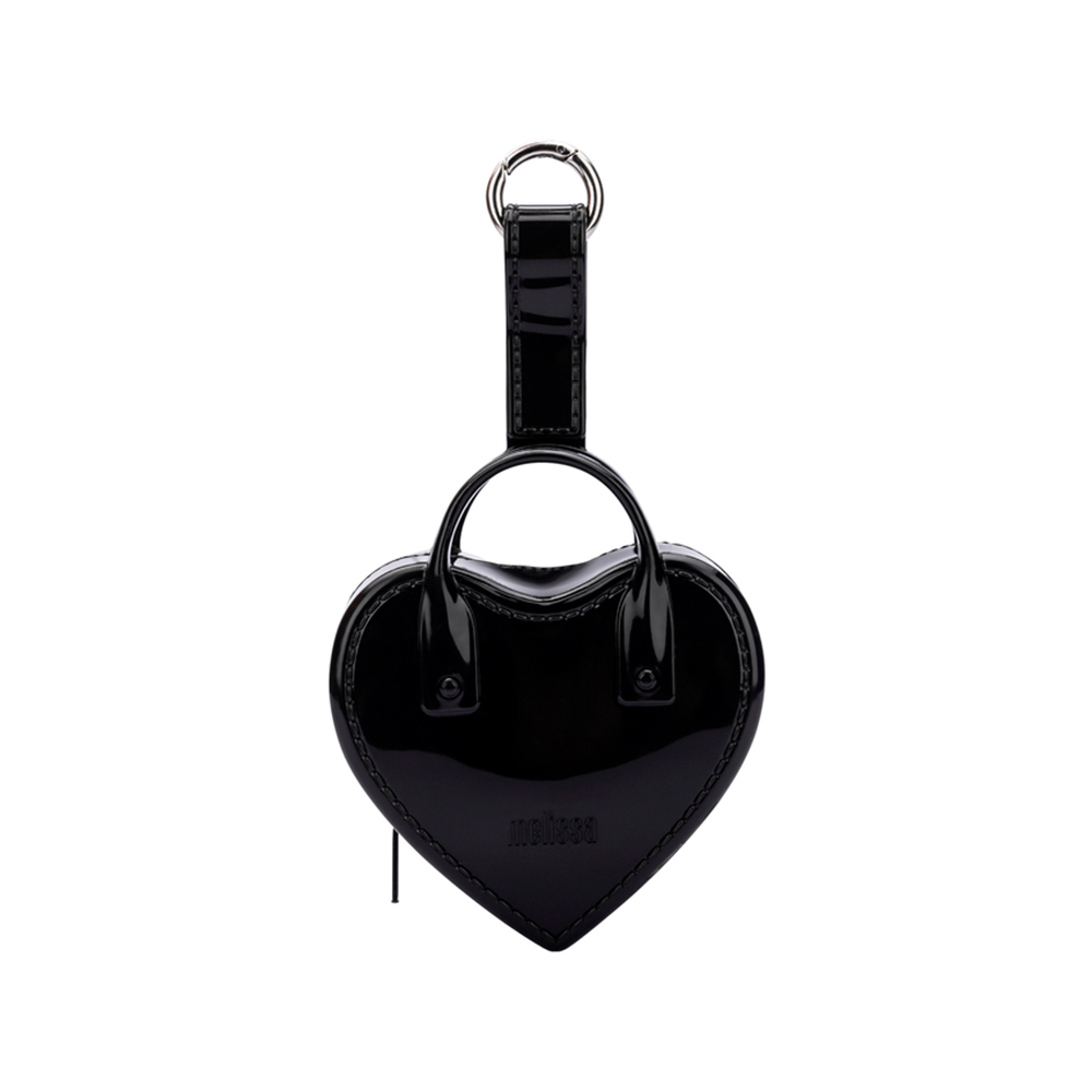 素面愛心造型耳機包 - 黑色 季別|I-26SS|優惠活動 Promotion|🤍質感延續🩵滿2000現折214|品牌|Melissa|配件