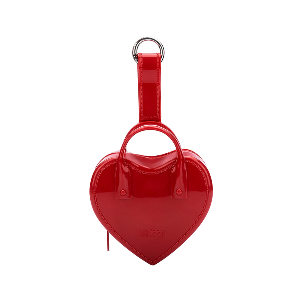 素面愛心造型耳機包 - 紅色 季別|I-26SS|優惠活動 Promotion|🤍質感延續🩵滿2000現折214|品牌|Melissa|配件
