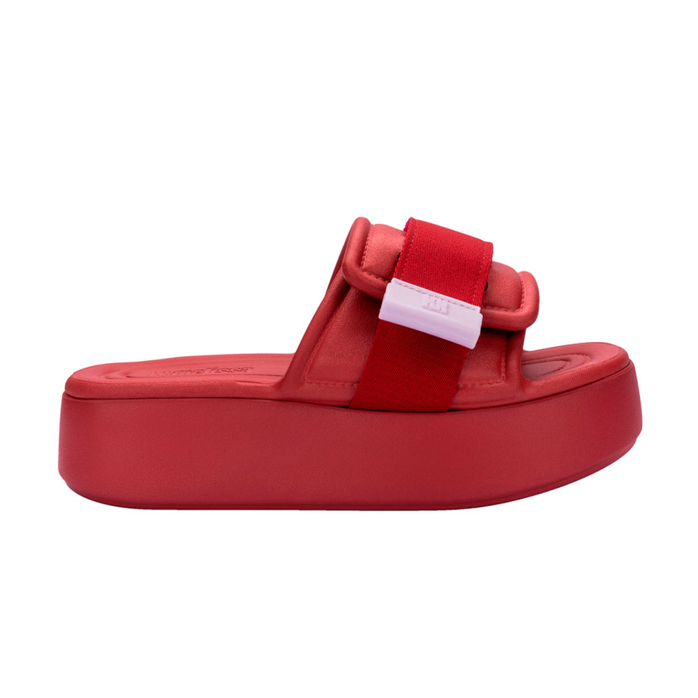 雲朵寬帶厚底拖鞋 - 紅色, 5 🌟功能性|防水|Melissa|SLIPPERS 拖鞋|季別|L-26SS|品牌|Melissa|款式 STYLE|拖鞋 Slippers|跟高 Heel Height|中跟 5-7 cm