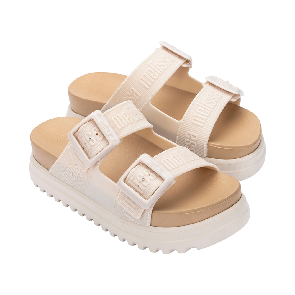 LOGO雙扣帶厚底拖鞋 - 米色, 5 🔥Sale | 限時優惠|🫶寵愛媽媽😻滿千折百|分類規劃|🐴馬上好運．能量誕生🪶|值得入手首購清單|Melissa|SLIPPERS 拖鞋|季別|L-26SS|特別企劃|🌟功能性|厚底鞋|防水|Top Sales | 排行榜|👠👜雙週新品 | 週四上新|🟡29 JAN.|優惠活動 Promotion|品牌|Melissa|款式 STYLE|厚底鞋 platform|拖鞋 Slippers|跟高 Heel Height|中跟 5-7 cm