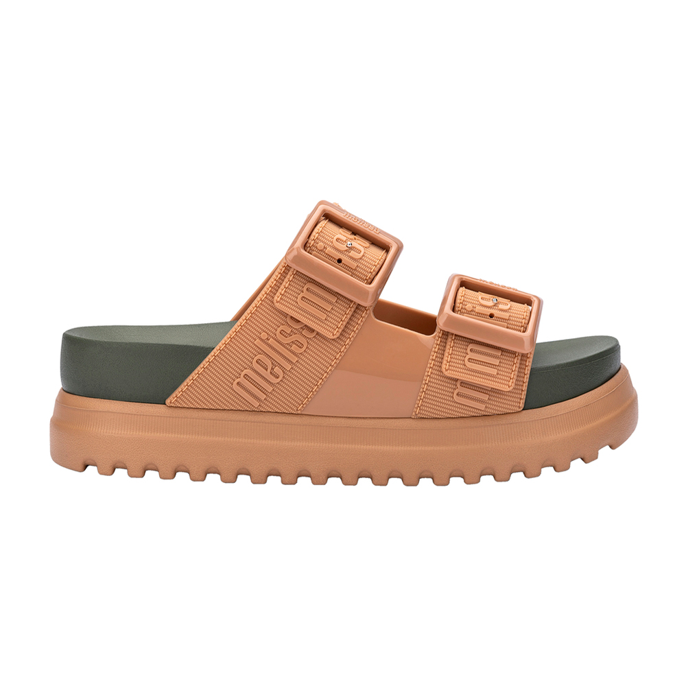 LOGO雙扣帶厚底拖鞋 - 墨綠色, 5 🟡29 JAN.|🌟功能性|厚底鞋|防水|Melissa|SLIPPERS 拖鞋|季別|L-26SS|👠👜雙週新品 | 週四上新|優惠活動 Promotion|🤍質感延續🩵滿2000現折214|品牌|Melissa|款式 STYLE|厚底鞋 platform|拖鞋 Slippers|跟高 Heel Height|中跟 5-7 cm