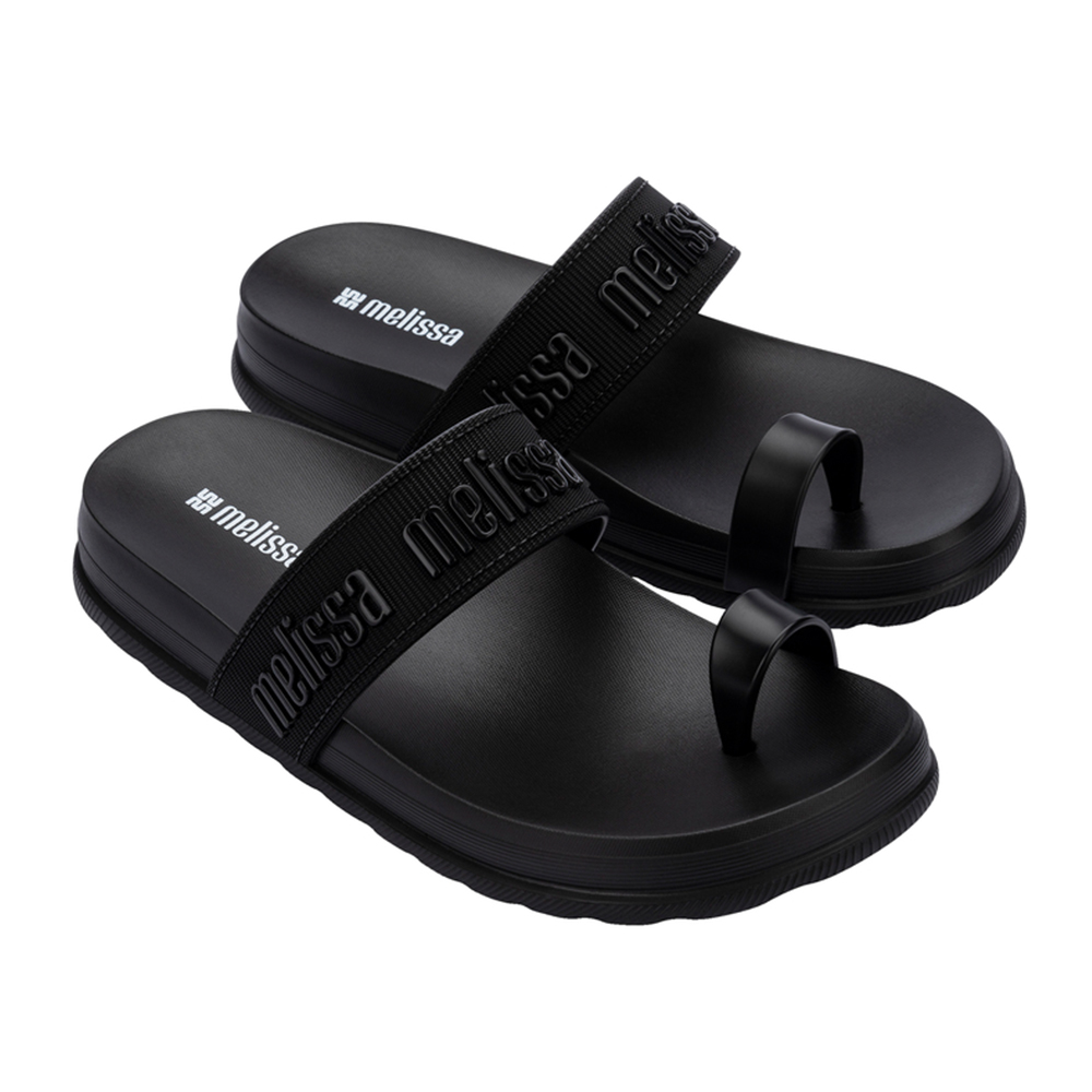 一字帶套指夾腳平底拖鞋 - 黑色, 6 特別企劃|🌟功能性|防水|品牌|Melissa|款式 STYLE|拖鞋 Slippers|跟高 Heel Height|低跟 3-4 cm 一字帶套指夾腳平底拖鞋 - 黑色, 6 特別企劃|🌟功能性|防水|品牌|Melissa|款式 STYLE|拖鞋 Slippers|跟高 Heel Height|低跟 3-4 cm
