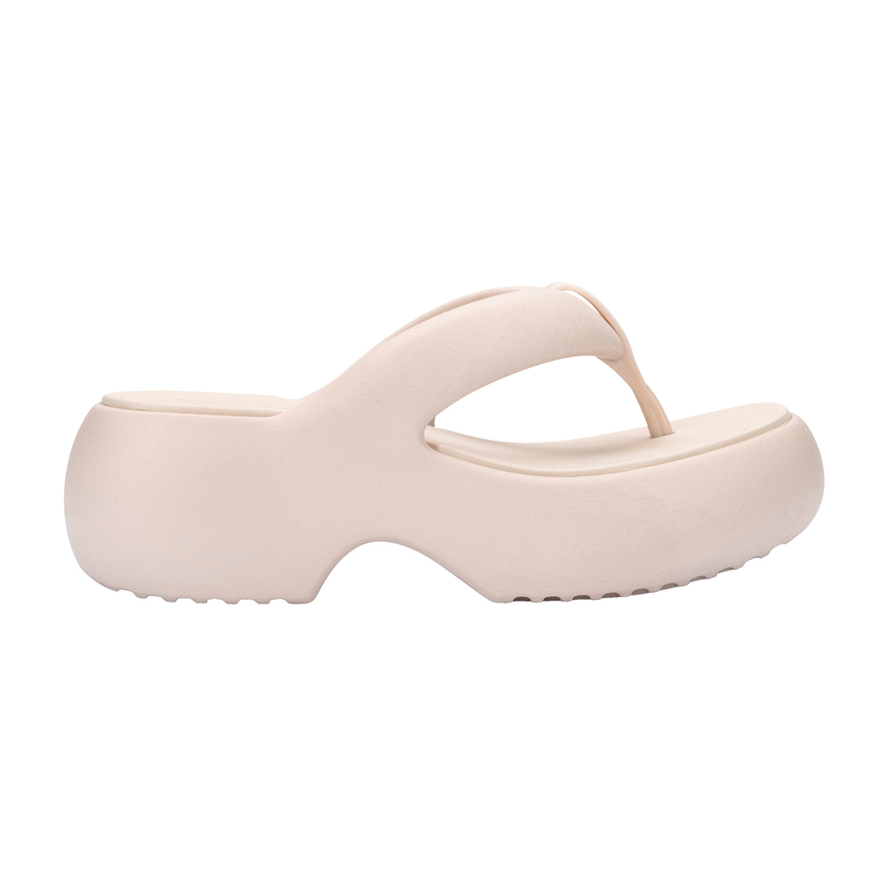 夾腳雲朵厚底拖鞋 - 米色, 5 🌟功能性|厚底鞋|防水|Melissa|SLIPPERS 拖鞋|季別|L-25SS|品牌|Melissa|款式 STYLE|拖鞋 Slippers|跟高 Heel Height|中跟 5-7 cm