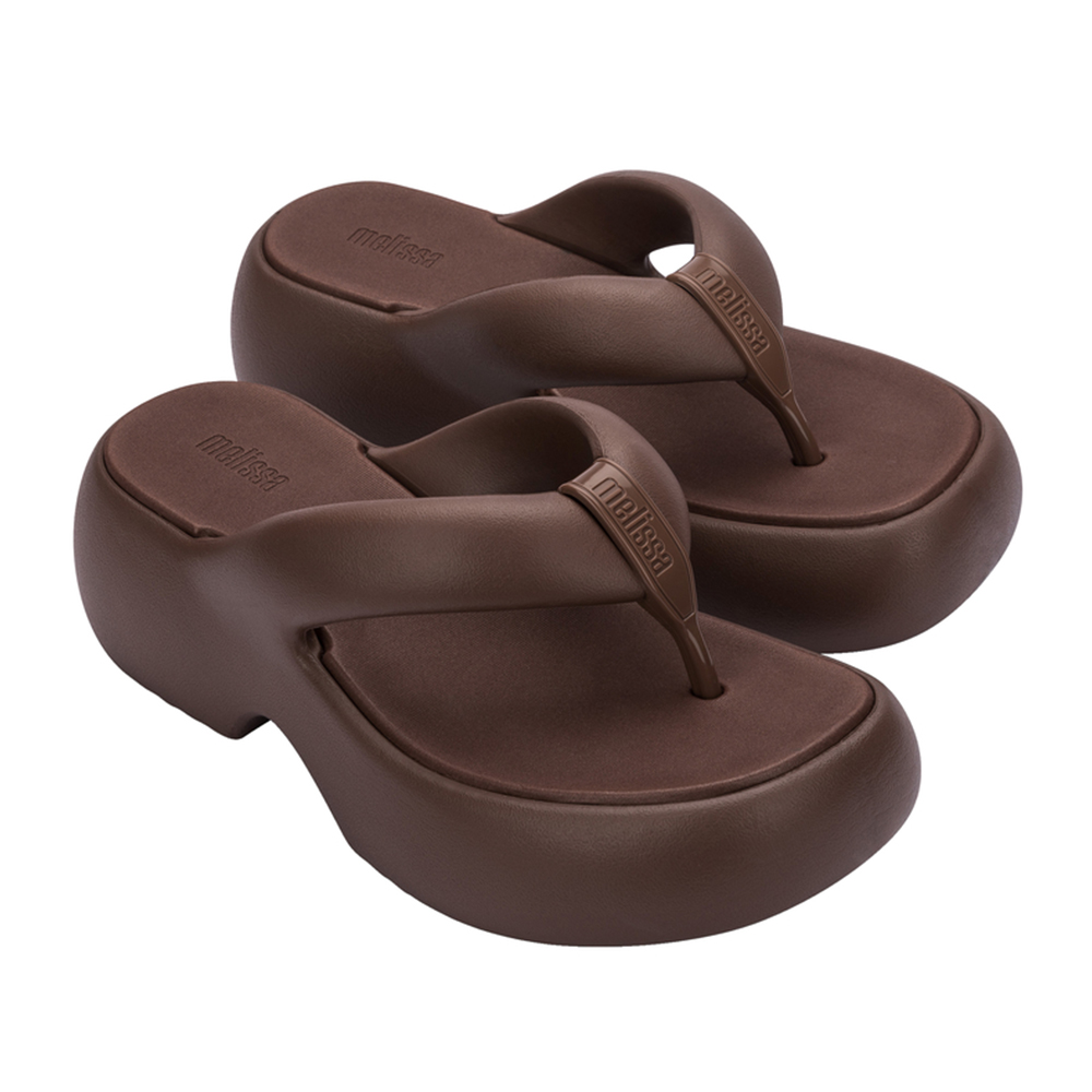 夾腳雲朵厚底拖鞋 - 咖啡色, 5 🔥Sale | 限時優惠|🫶寵愛媽媽😻滿千折百|分類規劃|Melissa|SLIPPERS 拖鞋|季別|L-25SS|特別企劃|🌟功能性|厚底鞋|防水|優惠活動 Promotion|品牌|Melissa|款式 STYLE|拖鞋 Slippers|跟高 Heel Height|中跟 5-7 cm