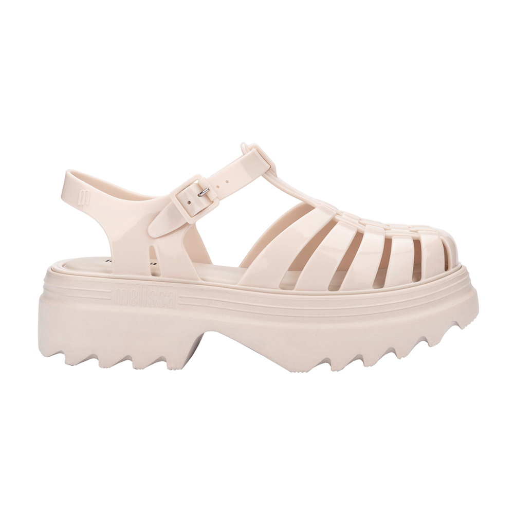 前包羅馬T字厚底涼鞋 - 米色, 5 🟡29 JAN.|🌟功能性|厚底鞋|防水|Melissa|SANDALS 涼鞋|季別|L-26SS|👠👜雙週新品 | 週四上新|優惠活動 Promotion|🤍質感延續🩵滿2000現折214|品牌|Melissa|款式 STYLE|厚底鞋 platform|涼鞋 Sandals|跟高 Heel Height|中跟 5-7 cm