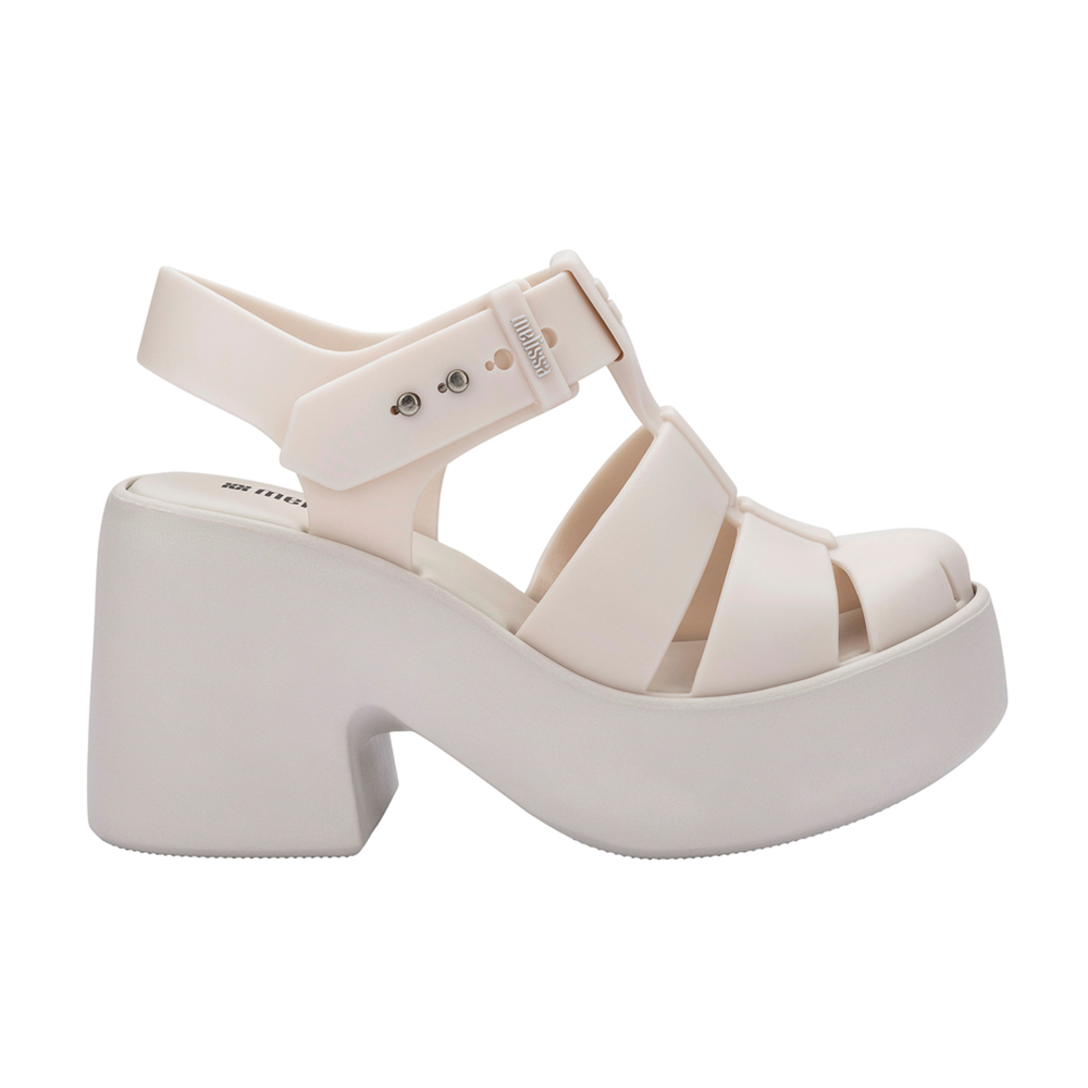 粗跟厚底羅馬T字涼鞋 - 米色, 5 🌟功能性|厚底鞋|防水|Melissa|SANDALS 涼鞋|季別|L-26SS|👠👜雙週新品 | 週四上新|🟡29 JAN.|優惠活動 Promotion|🤍質感延續🩵滿2000現折214|品牌|Melissa|款式 STYLE|厚底鞋 platform|涼鞋 Sandals|跟高 Heel Height|高跟 8-10 cm