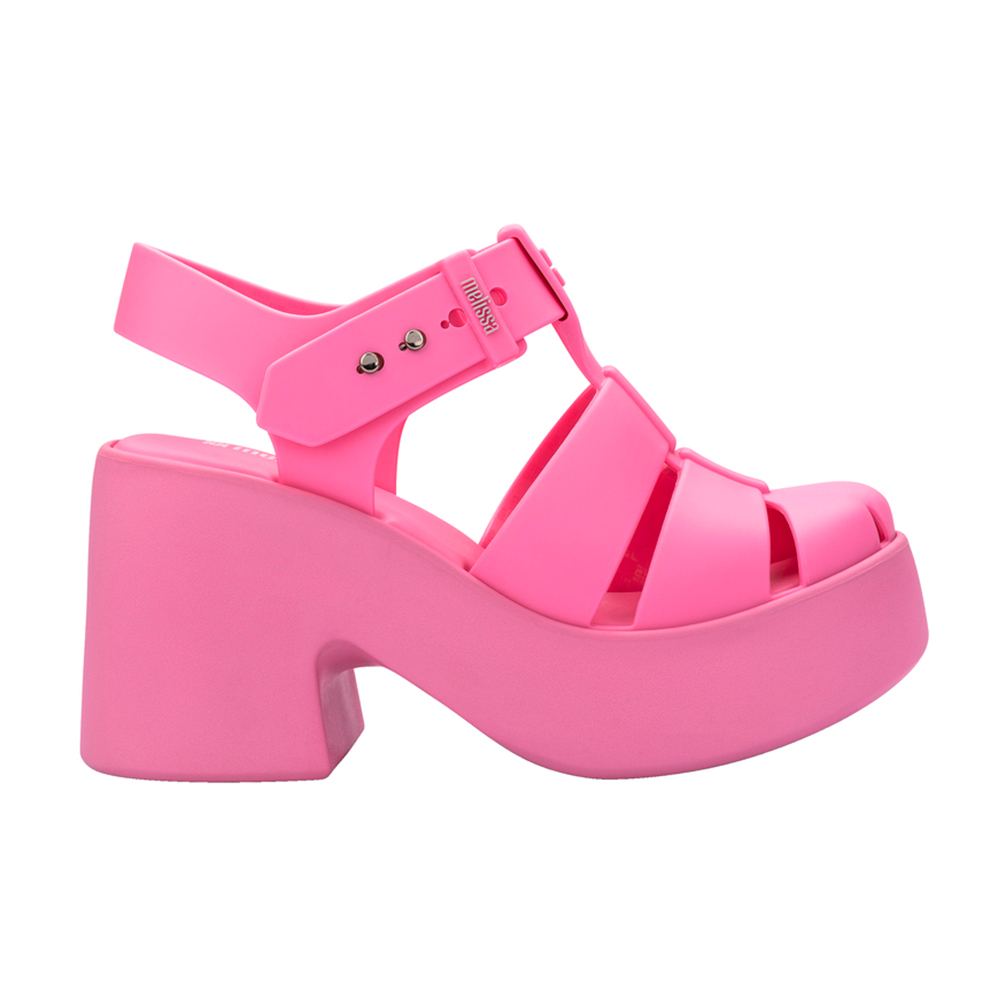 粗跟厚底羅馬T字涼鞋 - 桃色, 5 🌟功能性|厚底鞋|防水|Melissa|SANDALS 涼鞋|季別|L-26SS|👠👜雙週新品 | 週四上新|🟡29 JAN.|優惠活動 Promotion|🤍質感延續🩵滿2000現折214|品牌|Melissa|款式 STYLE|厚底鞋 platform|涼鞋 Sandals|跟高 Heel Height|高跟 8-10 cm