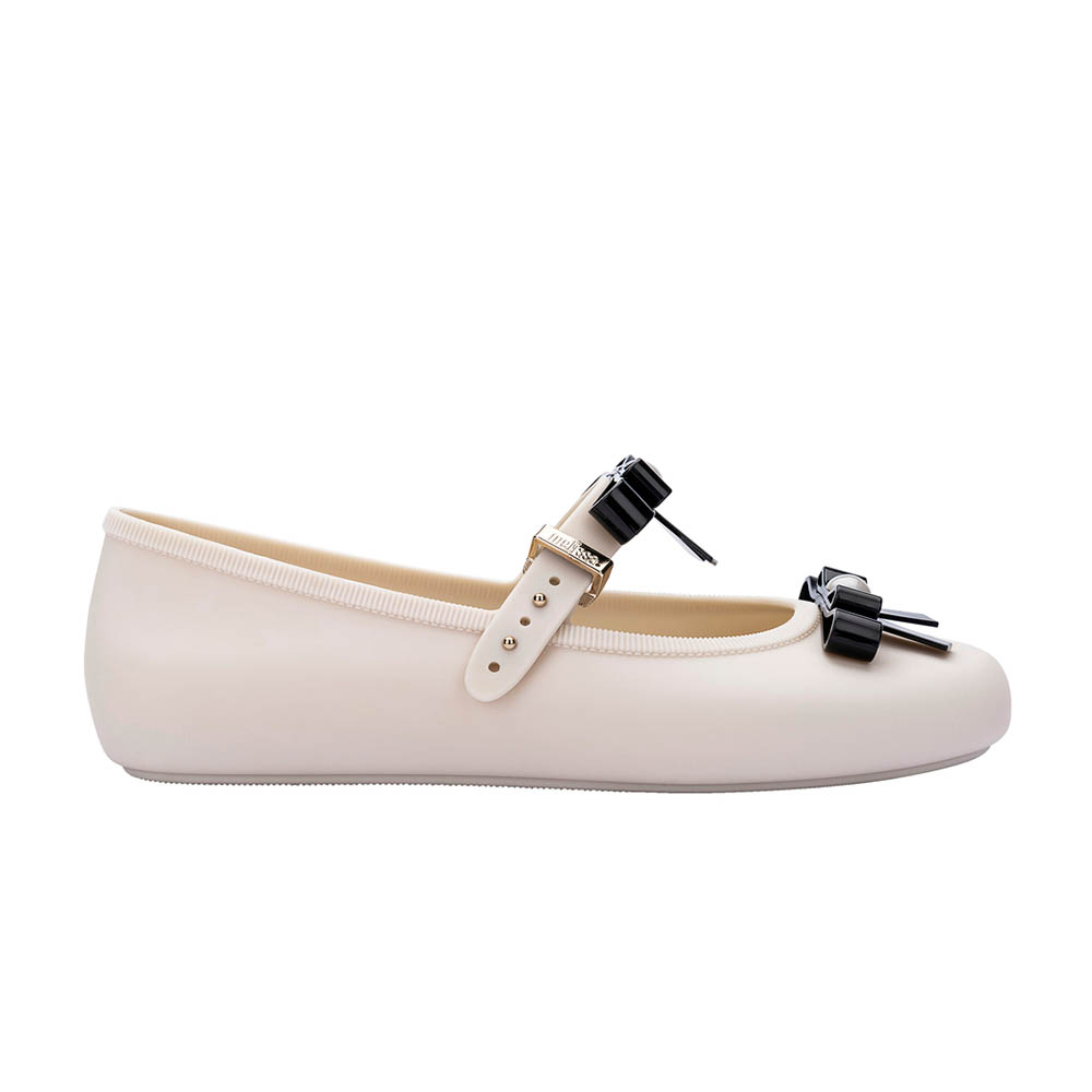 珍珠蝴蝶結瑪莉珍鞋 - 米色, 5 🌟功能性|防水|Melissa|FLATS 平底/娃娃鞋|季別|L-25SS|品牌|Melissa|款式 STYLE|平底包鞋 Flats|跟高 Heel Height|平底 0-2 cm