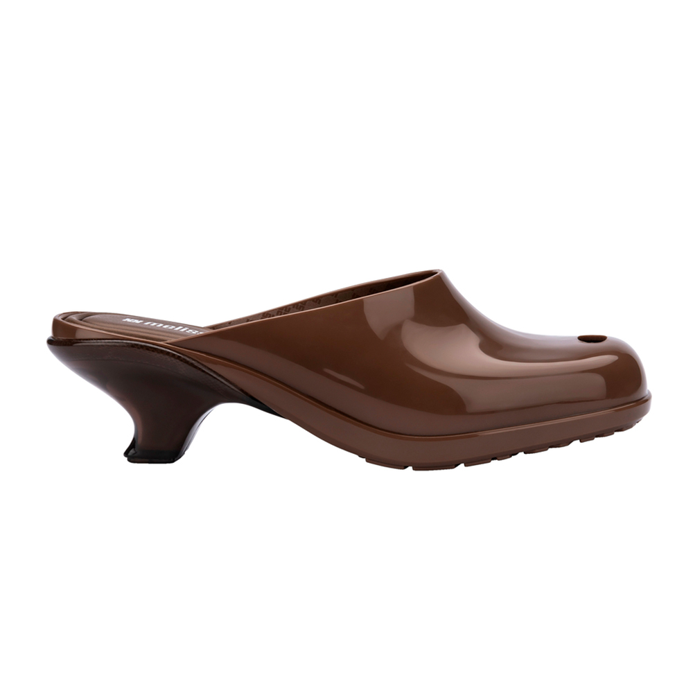 素面魚口前包低跟拖鞋 - 棕色, 5 🌟功能性|防水|Melissa|SLIPPERS 拖鞋|季別|L-26SS|👠👜雙週新品 | 週四上新|🟡29 JAN.|品牌|Melissa|款式 STYLE|拖鞋 Slippers|跟高 Heel Height|中跟 5-7 cm