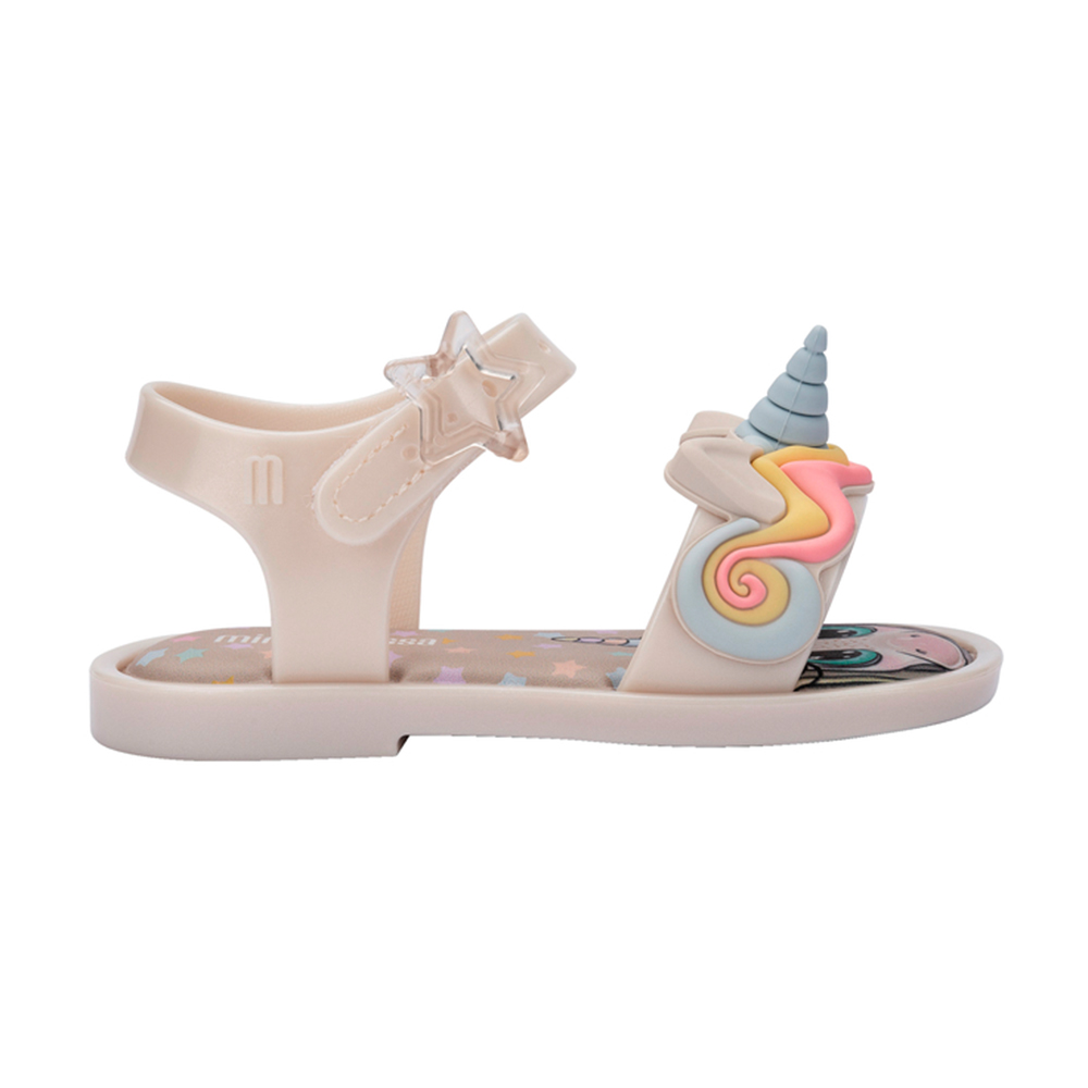 立體獨角獸造型涼鞋(幼童) - 米色, 10 🦄聯名系列|🌟功能性|防水|Melissa|SANDALS 涼鞋|童鞋|季別|L-26SS|👠👜雙週新品 | 週四上新|優惠活動 Promotion|🤍質感延續🩵滿2000現折214|品牌|Melissa|款式 STYLE|涼鞋 Sandals|跟高 Heel Height|平底 0-2 cm