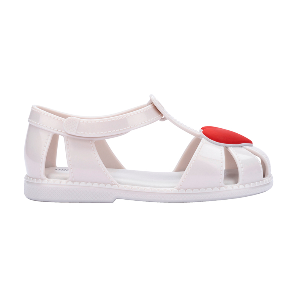 愛心前包羅馬涼鞋(幼童) - 白色, 10 🟡29 JAN.|🌟功能性|防水|Melissa|SANDALS 涼鞋|童鞋|季別|L-26SS|👠👜雙週新品 | 週四上新|優惠活動 Promotion|🤍質感延續🩵滿2000現折214|品牌|Melissa|款式 STYLE|涼鞋 Sandals|跟高 Heel Height|平底 0-2 cm