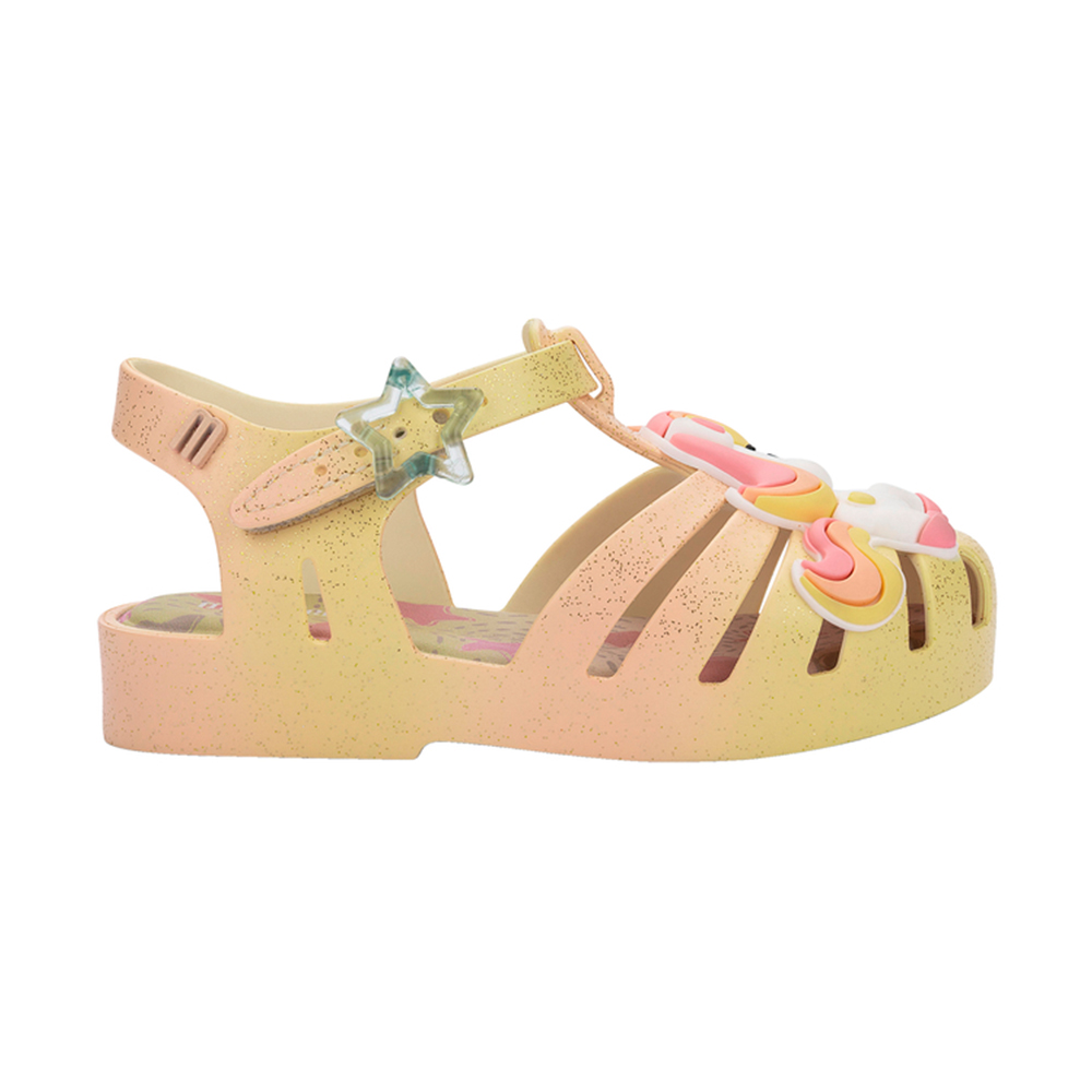 獨角獸漸層羅馬涼鞋(幼童) - 黃色, 9 🦄聯名系列|🌟功能性|防水|Melissa|SANDALS 涼鞋|童鞋|季別|L-26SS|👠👜雙週新品 | 週四上新|優惠活動 Promotion|🤍質感延續🩵滿2000現折214|品牌|Melissa|款式 STYLE|涼鞋 Sandals|跟高 Heel Height|平底 0-2 cm