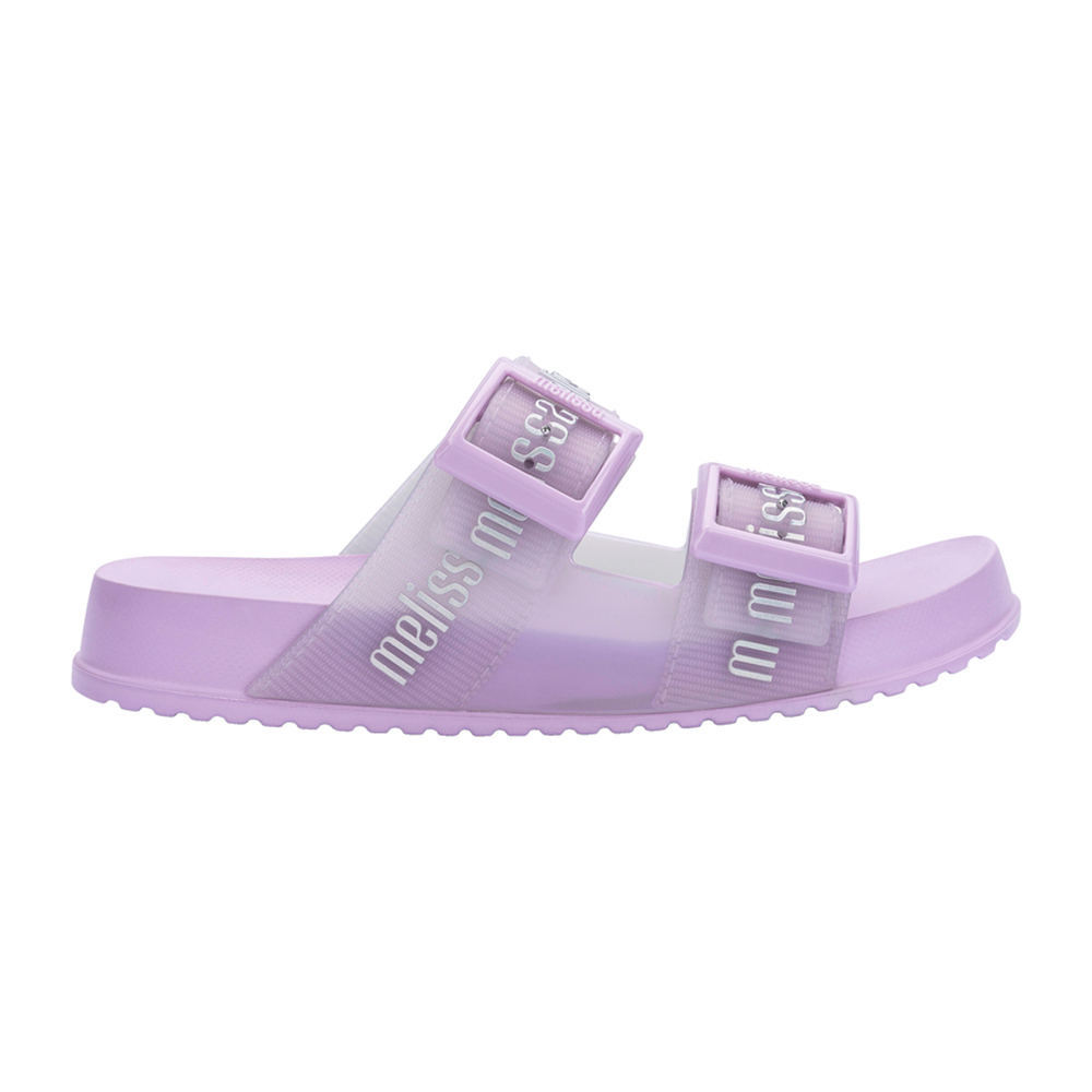 LOGO印花雙帶拖鞋(大童) - 紫色, 11 🟡29 JAN.|🌟功能性|防水|Melissa|SLIPPERS 拖鞋|童鞋|季別|L-26SS|👠👜雙週新品 | 週四上新|優惠活動 Promotion|🤍質感延續🩵滿2000現折214|品牌|Melissa|款式 STYLE|拖鞋 Slippers|跟高 Heel Height|平底 0-2 cm