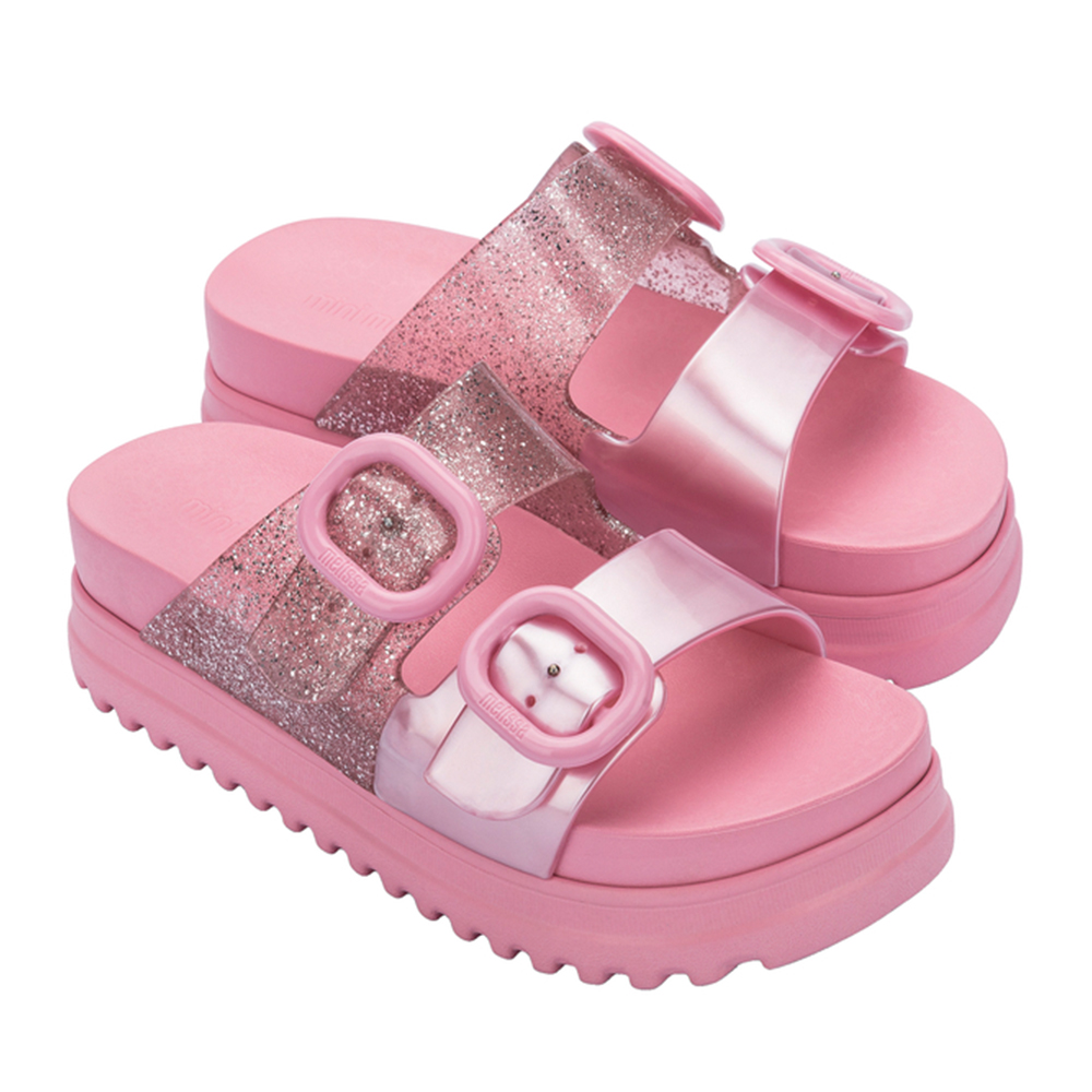 撞色雙扣帶厚底拖鞋(大童) - 粉色, 13 🟡02 JUL.|👠👜雙週新品 | 週四上新|品牌|Melissa|款式 STYLE|童鞋|跟高 Heel Height|低跟 3-4 cm 撞色雙扣帶厚底拖鞋(大童) - 粉色, 13 🟡02 JUL.|👠👜雙週新品 | 週四上新|品牌|Melissa|款式 STYLE|童鞋|跟高 Heel Height|低跟 3-4 cm