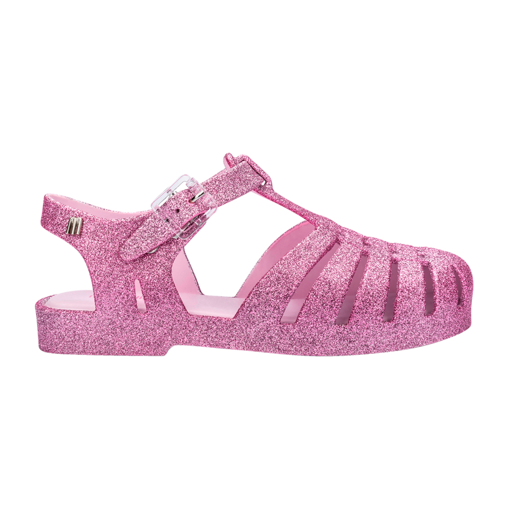 亮片前包羅馬涼鞋(大童) - 粉色, 11 🌟功能性|防水|Melissa|SANDALS 涼鞋|童鞋|季別|L-26SS|👠👜雙週新品 | 週四上新|🟡29 JAN.|優惠活動 Promotion|🤍質感延續🩵滿2000現折214|品牌|Melissa|款式 STYLE|涼鞋 Sandals|跟高 Heel Height|平底 0-2 cm