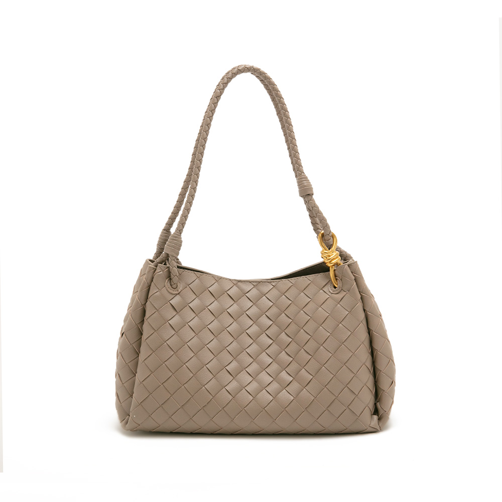 空氣感菱格手提包 - 灰色 🟡1 JAN.|季別|PO.ES-25FW|👠👜雙週新品 | 週四上新|HANDBAGS|品牌|Pineapple Outfitter