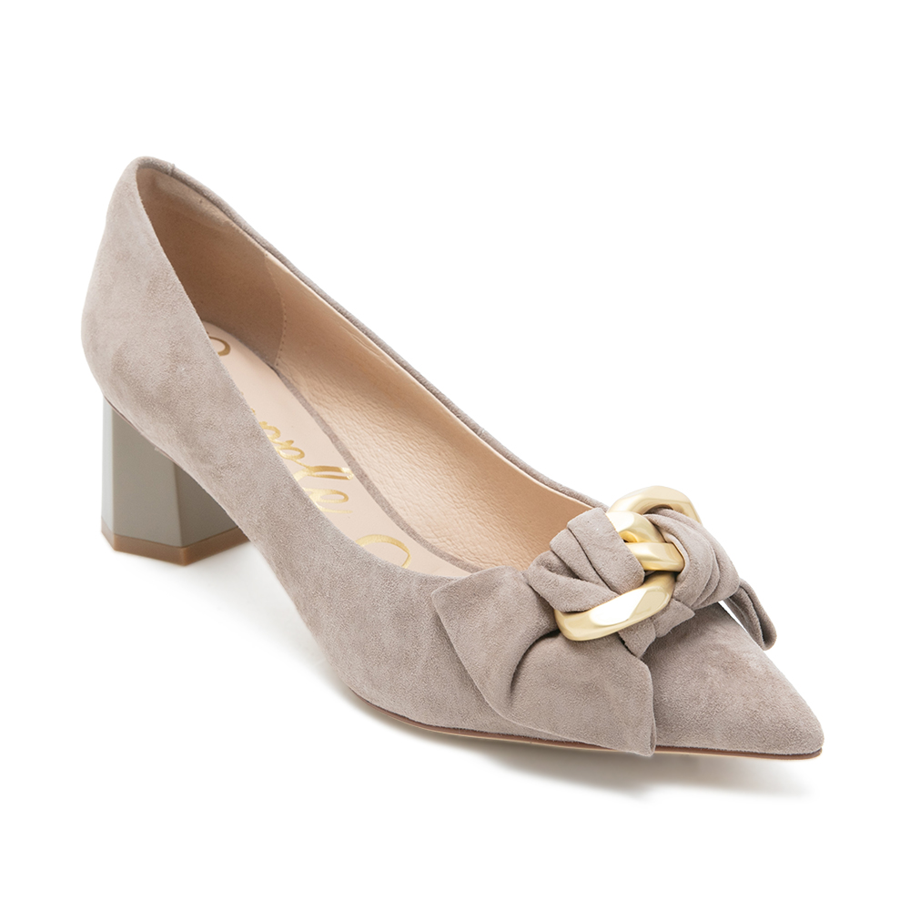 翻轉奢華古典真皮低跟鞋PRESS - 絨灰色, 5 ❤️一日限定88折❤️|🟤4 DEC.|季別|PO.ES-25FW|👠👜雙週新品 | 週四上新|pineapple outfitter|HEELS 跟鞋|優惠活動 Promotion|品牌|Pineapple Outfitter|款式 STYLE|跟鞋 Heels|跟高 Heel Height|中跟 5-7 cm