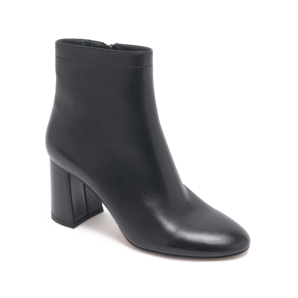 基本不退流行真皮粗跟短靴BAKIR - 黑色, 4 🟠09 OCT.|季別|PO.ES-25FW|👠👜雙週新品 | 週四上新|pineapple outfitter|BOOTIES 踝靴/短筒靴|品牌|Pineapple Outfitter|款式 STYLE|靴款 Boots|跟高 Heel Height|中跟 5-7 cm