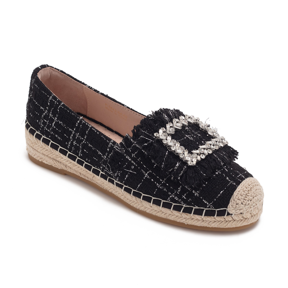 質感小香風方鑽扣飾休閒鞋MASIH - 黑色, 5 季別|PO.ES-25FW|👠👜雙週新品 | 週四上新|🔴25 SEP.|pineapple outfitter|SNEAKERS 休閒/老爹鞋|品牌|Pineapple Outfitter|款式 STYLE|平底包鞋 Flats|跟高 Heel Height|低跟 3-4 cm