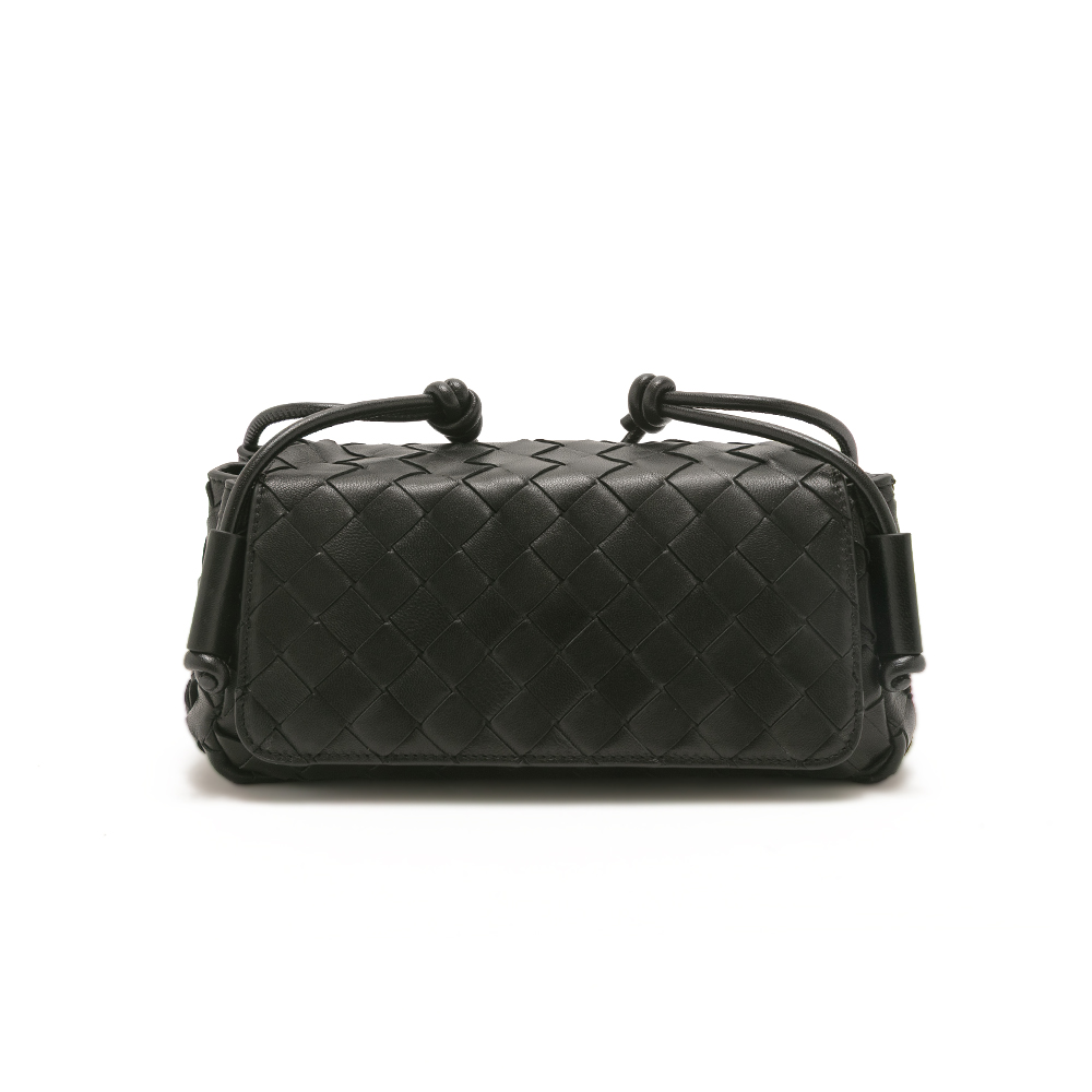 法式經典手工編織真皮兩用小方包 - 黑色 🟡23 JUL.|👠👜雙週新品 | 週四上新|品牌|Pineapple Outfitter|款式 STYLE|包款 Bag