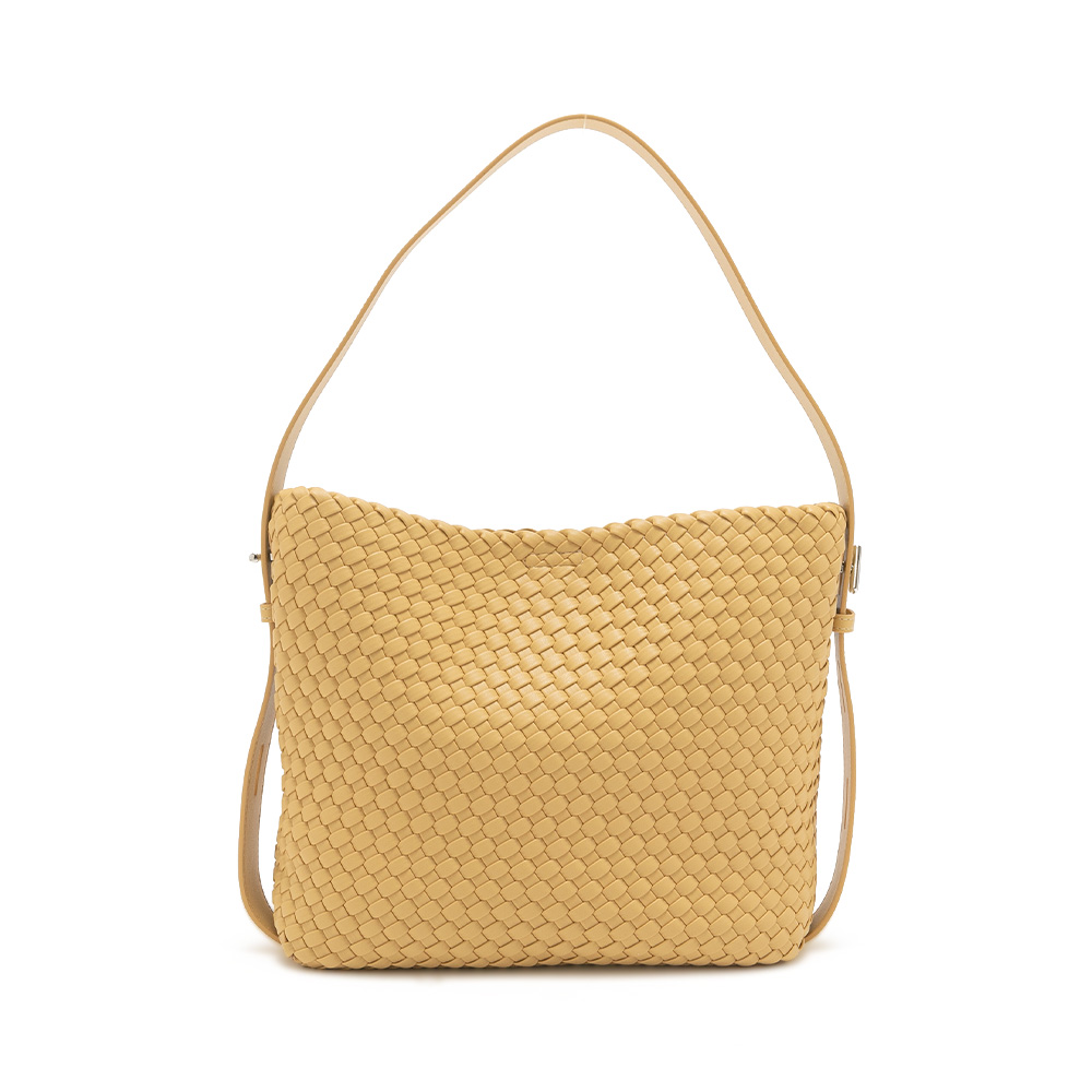 立體編織可調節水桶包YAMKA - 黃色 🟢12 FEB.|季別|PO.ES-26SS|👠👜雙週新品 | 週四上新|HANDBAGS|品牌|Pineapple Outfitter