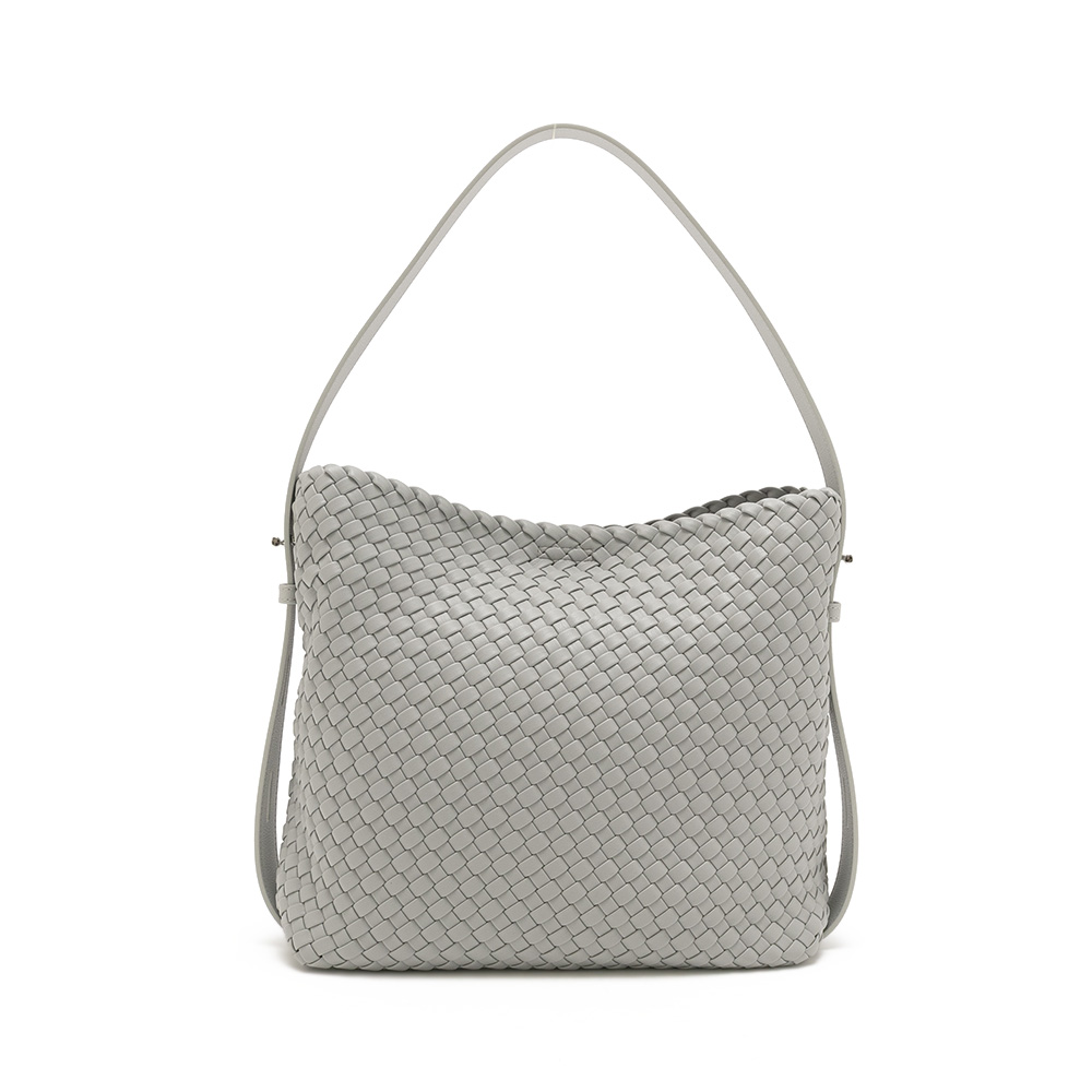 立體編織可調節水桶包YAMKA - 灰色 🟢12 FEB.|季別|PO.ES-26SS|👠👜雙週新品 | 週四上新|HANDBAGS|品牌|Pineapple Outfitter