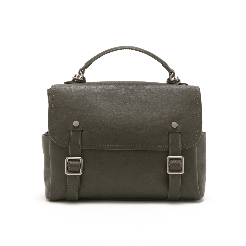 英倫復古雙釦手提斜背學院包 - 墨綠色 🟡23 JUL.|👠👜雙週新品 | 週四上新|品牌|Pineapple Outfitter|款式 STYLE|包款 Bag